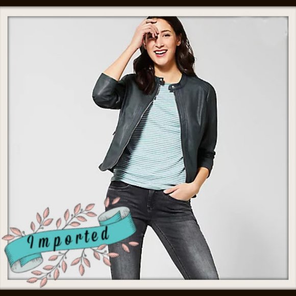 Leather Moto Jacket - Picture 4 of 8